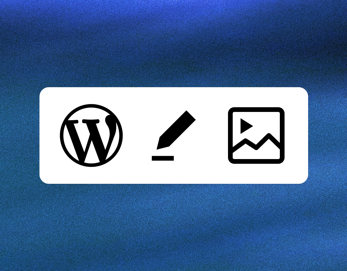 WordPress admin editing interface