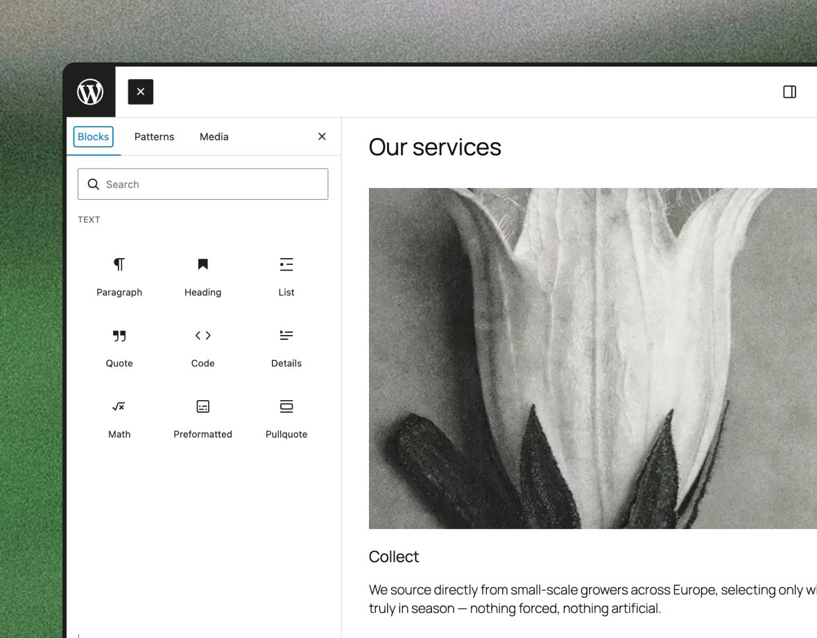 Custom Gutenberg blocks in the WordPress editor