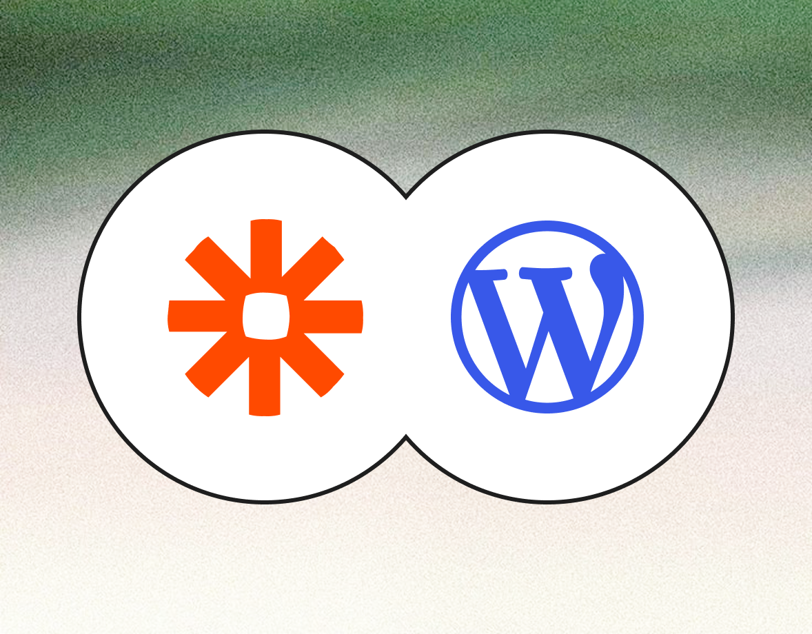 Zapier automations connected to WordPress